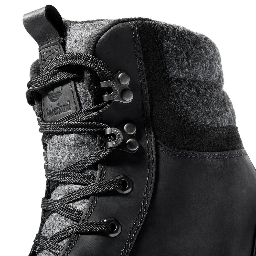 Timberland Μποτες Χιονιού Ανδρικα Μαυρα - Chillberg Mid Waterproof - Greece 7451029-OP